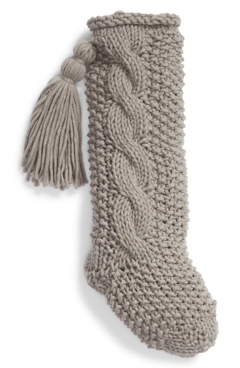 NORDSTROM AT HOME Cable Knit Stocking, Main, color,