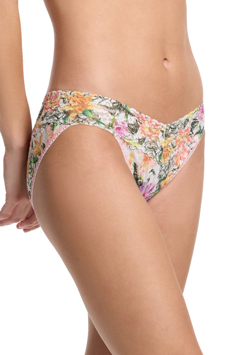 Hanky Panky Lace Vikini, Alternate, color, Botany White