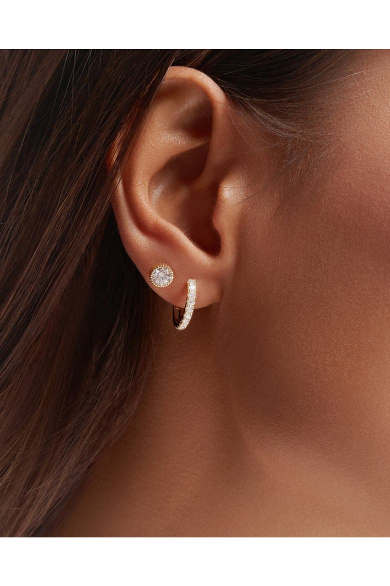 Radiant Glow Studs, Alternate, color, Yellow Gold