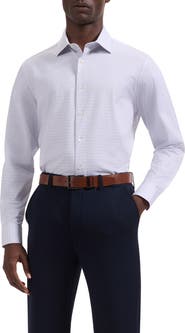 Bugatchi James OoohCotton® Geo Print Button-Up Shirt