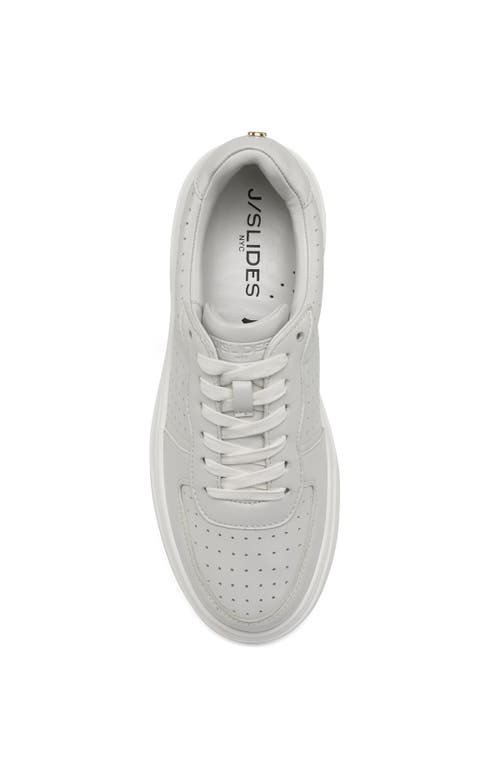 Jslides Footwear Felix Platform Sneaker In White