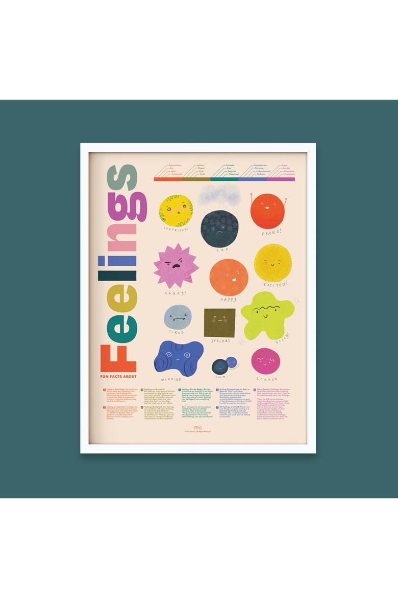 Fun Facts About Feelings Giclée Print, Alternate, color, Multi