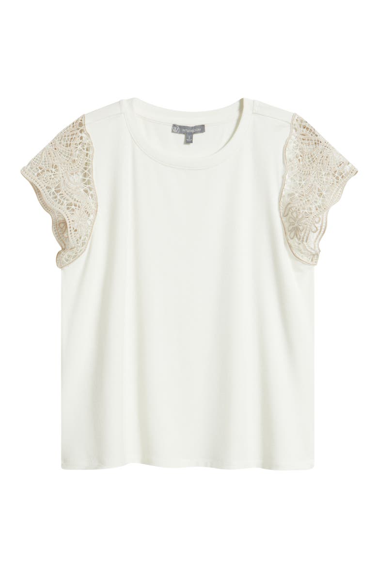 Crochet Knit Top, Alternate, color, OFF WHITE/ NATURAL