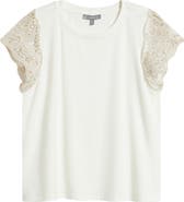 Wit & Wisdom Crochet Knit Top