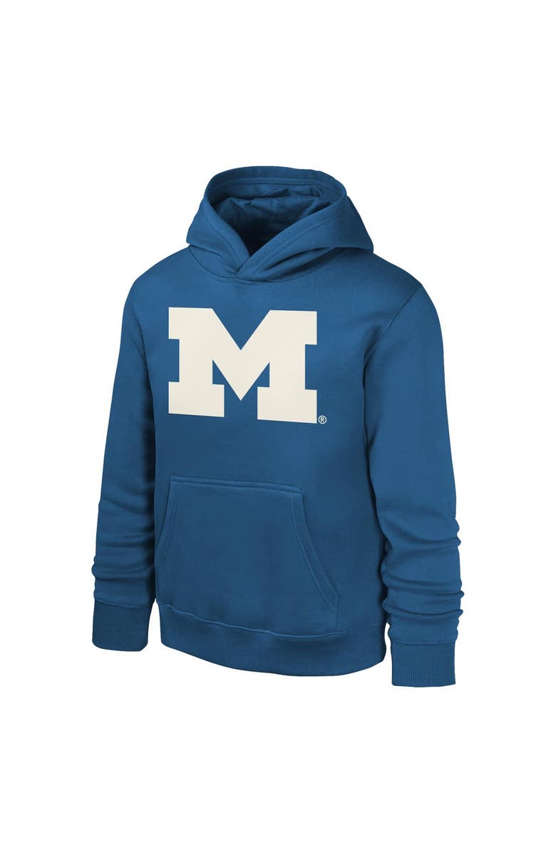 Outerstuff Youth Navy Michigan Wolverines Team Banner Fleece Pullover Hoodie, Alternate, color, 