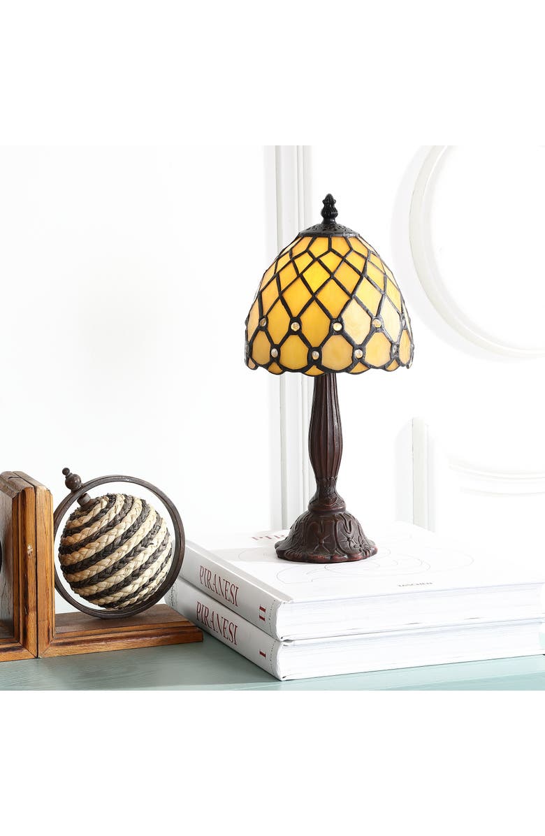 JONATHAN Y Campbell LED Table Lamp, Alternate, color, Bronze