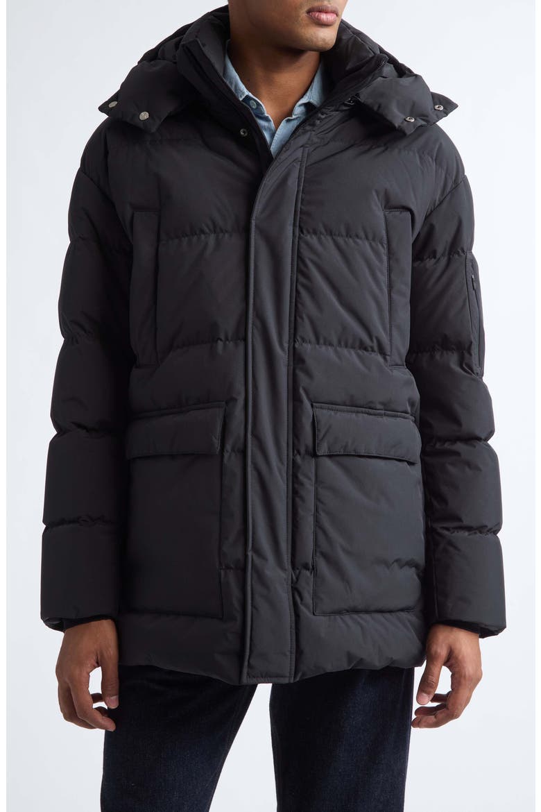 Waterproof Down Parka, Main, color, 9300 BLACK