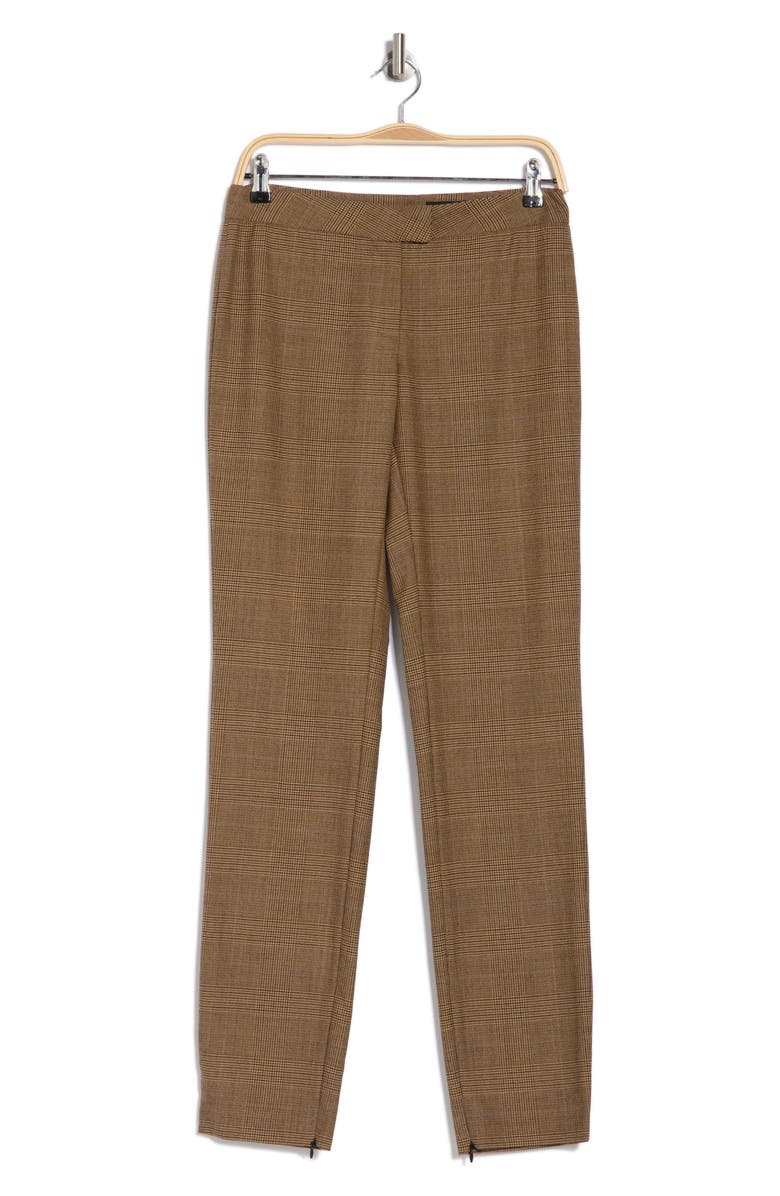rag & bone Rebecca Plaid Pants, Alternate, color, Beige