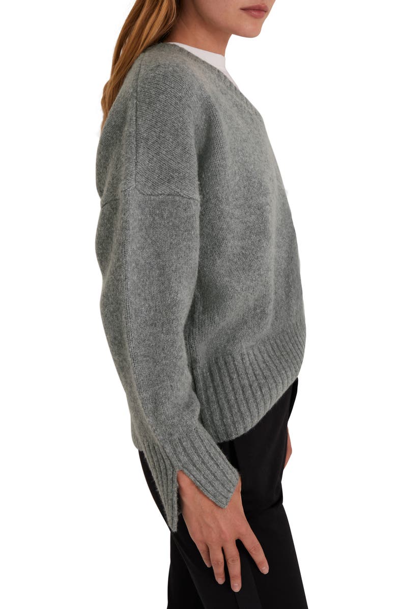 Favorite Daughter The William V-Neck Wool & Cashmere Blend Sweater, Alternate, color,