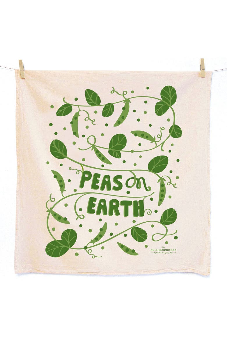 Happy Holidays - Dish Towel Set of 2, Alternate, color, Red
