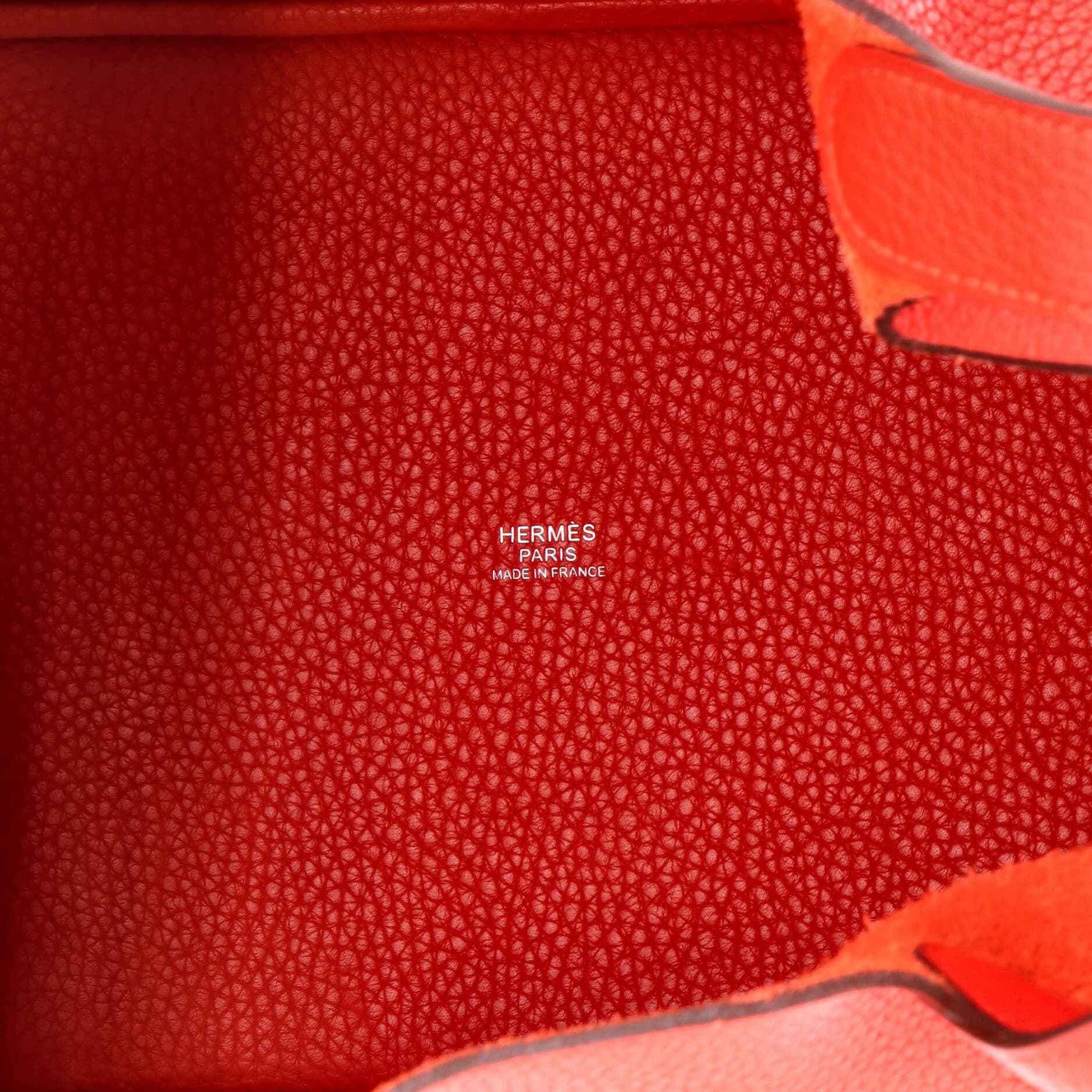 Pre-Owned Hermes Picotin Lock Bag Clemence MM, Alternate, color, Rouge Tomate