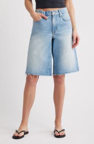SLVRLAKE Mica Cutoff Denim Shorts