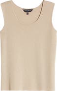Ming Wang Scoop Neck Shell