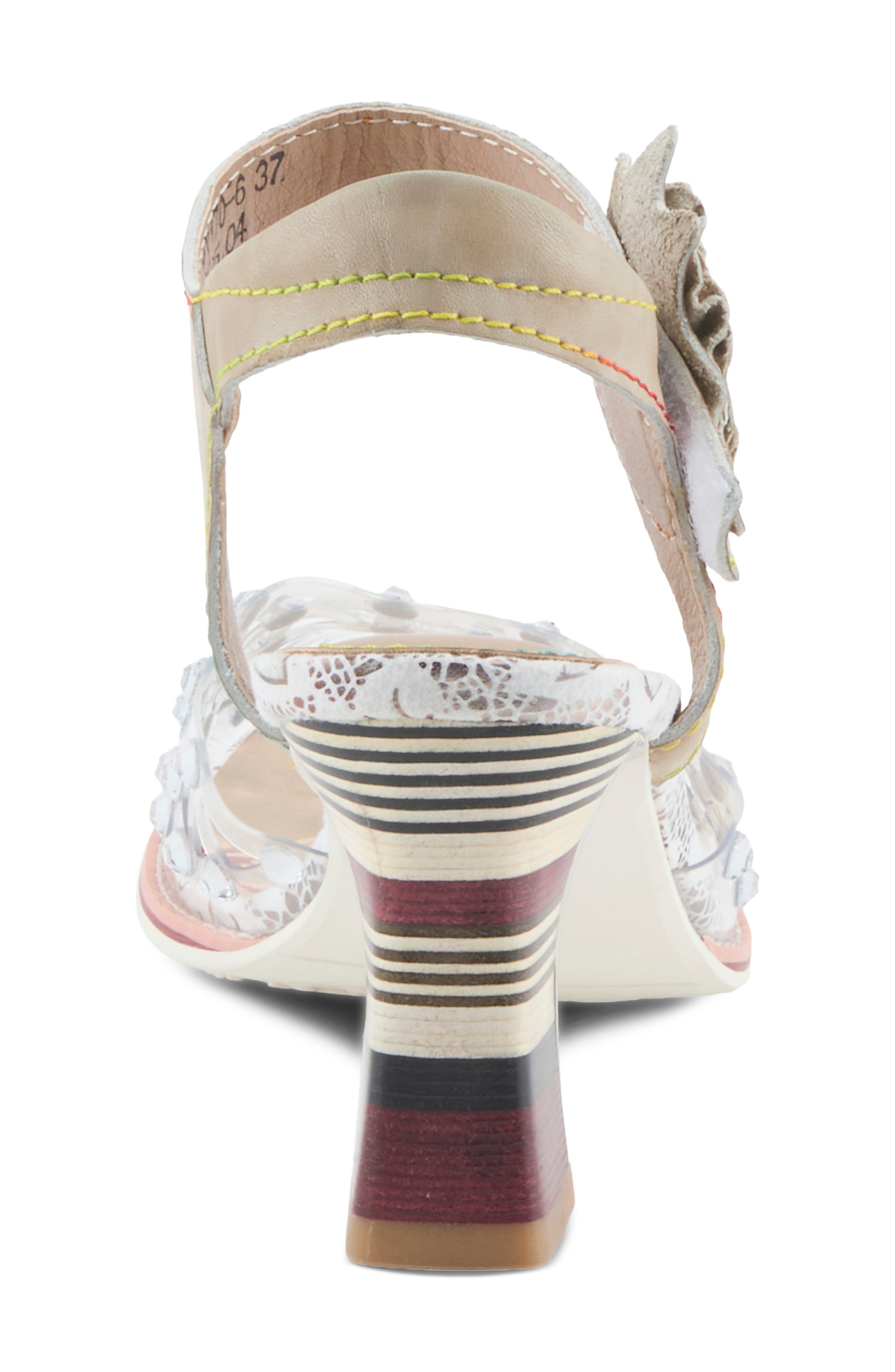 L'Artiste by Spring Step Sassylady Ankle Strap Sandal, Alternate, color, Light Taupe Multi