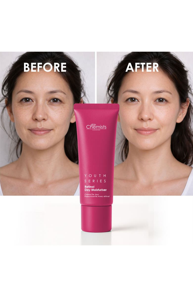 SKINCHEMISTS Youth Series Retinol & Bakuchiol Day Moisturiser 50ml for Fine Lines & Wrinkles, Loss of Firmness, Alternate, color, 