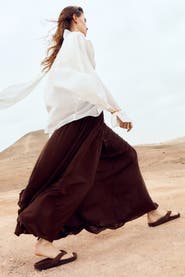H&M Gathered modal skirt