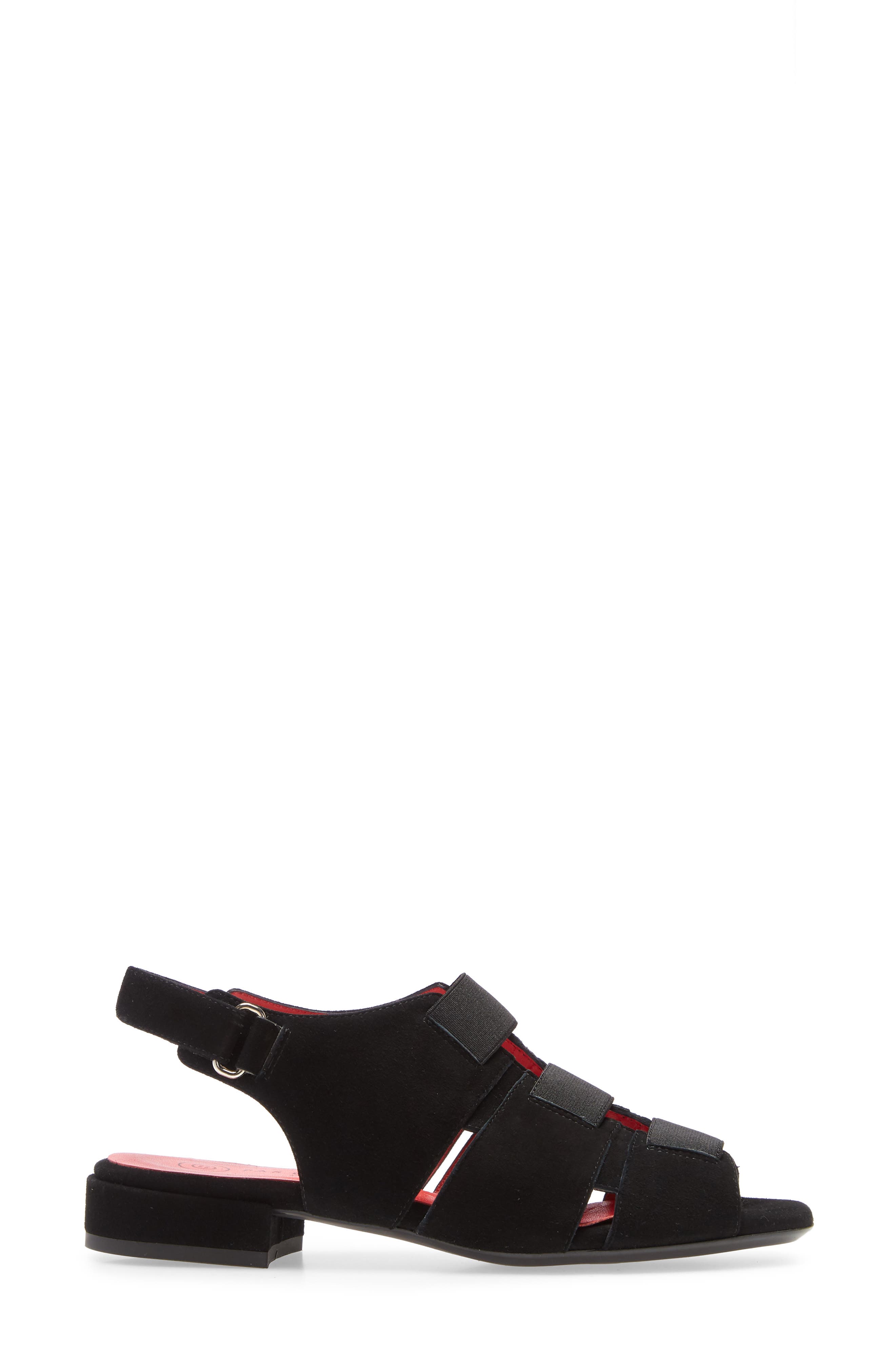 Pas de Rouge Fleur Sandal, Alternate, color, 