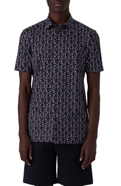 Milo OoohCotton® Short Sleeve Button-Up Shirt