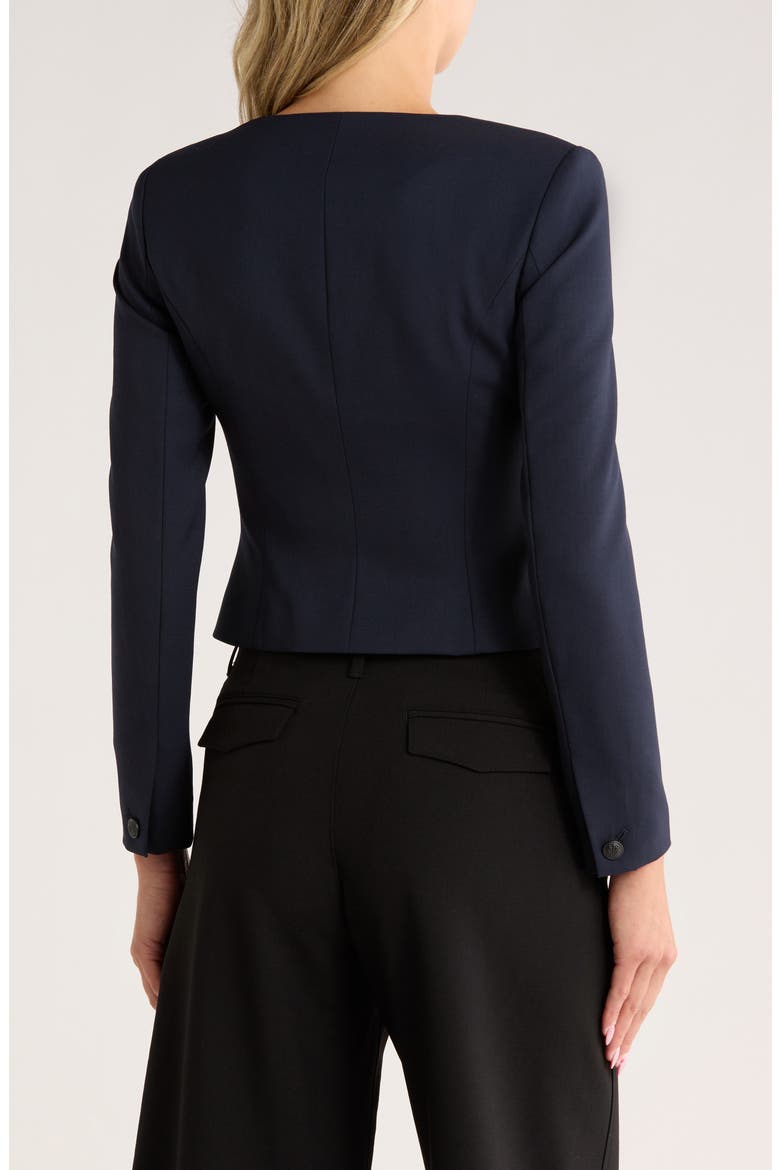 Mariana Stretch Wool Blazer, Alternate, color, DARK NAVY