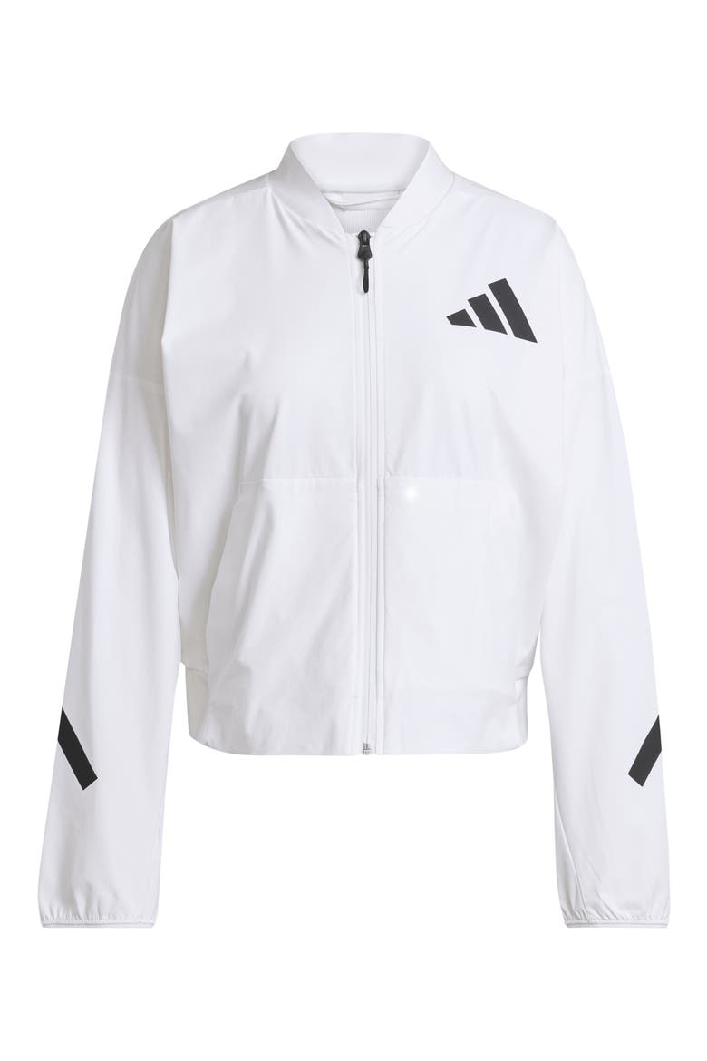 Z.N.E. Performance Bomber Jacket, Alternate, color, WHITE/