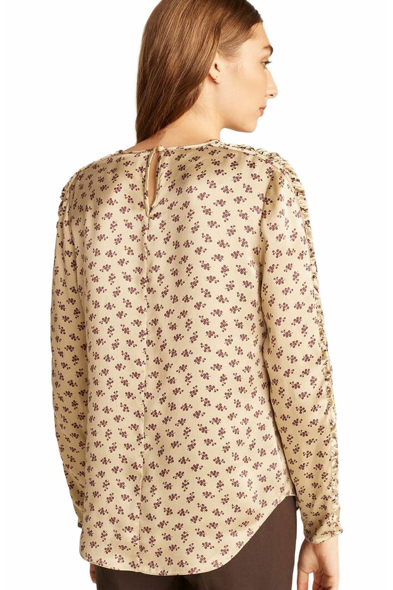 Sage Fleur Top, Alternate, color, Sage Combo