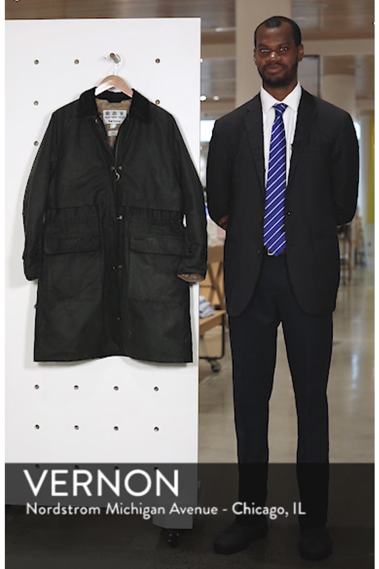 Floree Waxed Cotton Canvas Jacket with Faux Fur Collar video