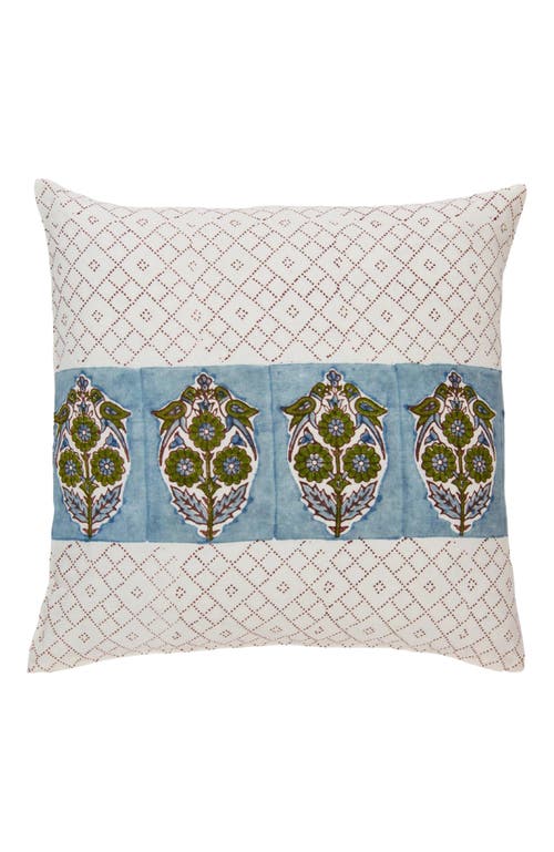 Alamwar Parakeets Blue/Green Pillow Cover - 20x20 in Blue Green  product