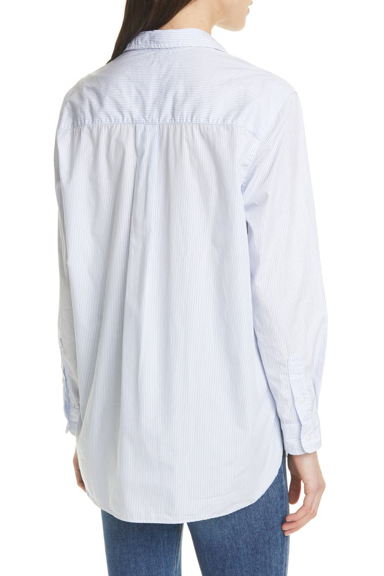 Joedy Stripe Button-Up Shirt, Alternate, color, BABY BLUE STRIPE