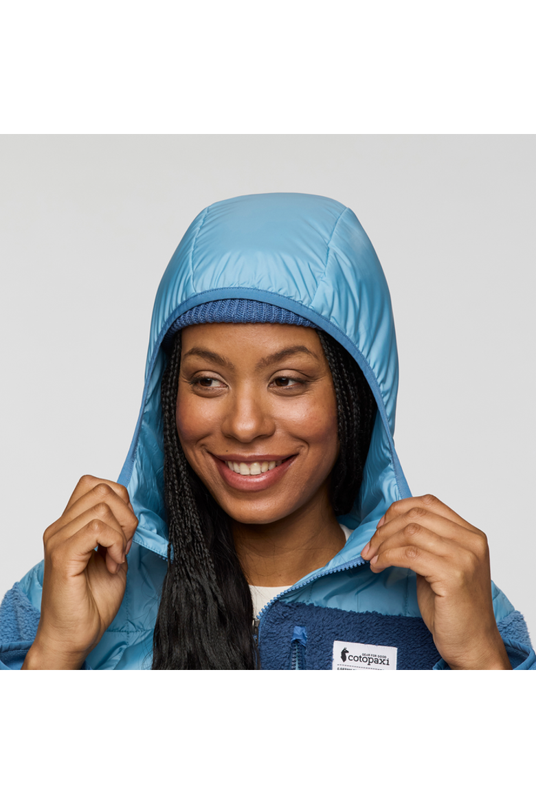 Trico Hybrid Hooded Jacket - Women's, Alternate, color, Fjord