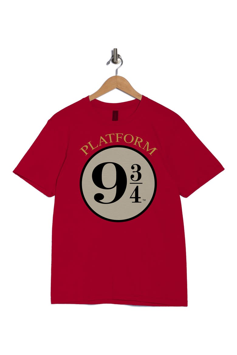 Harry Potter Platform 9 ¾ Graphic T-Shirt, Alternate, color, RED