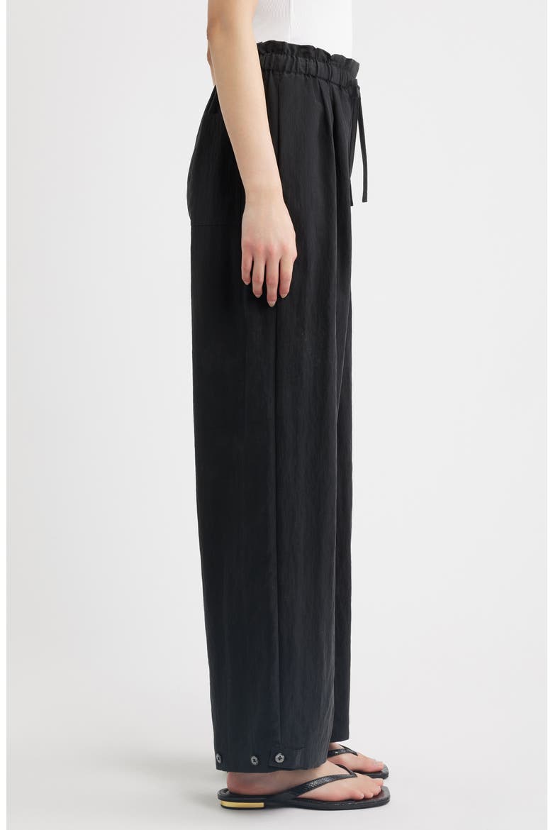 Fulham Wide Leg Pants, Alternate, color, BLACK