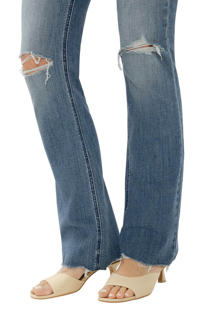 Silver Jeans Co. Suki Curvy Mid Rise Slim Bootcut Jeans, Alternate, color, Kickin' It
