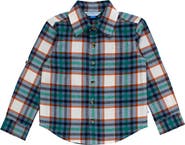 RuggedButts Peyton Plaid Cotton Button-Up Shirt