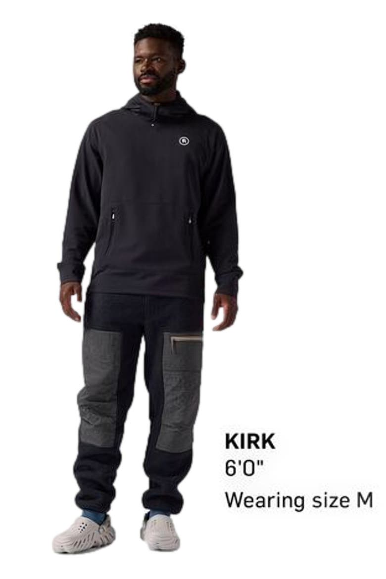 Destination Softshell Fleece Hoodie - Men's, Alternate, color, Black