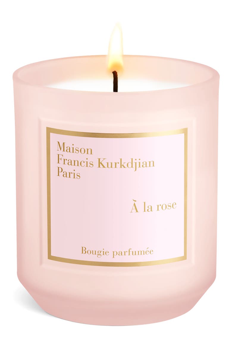 À la rose Scented Candle, Main, color, NO COLOR