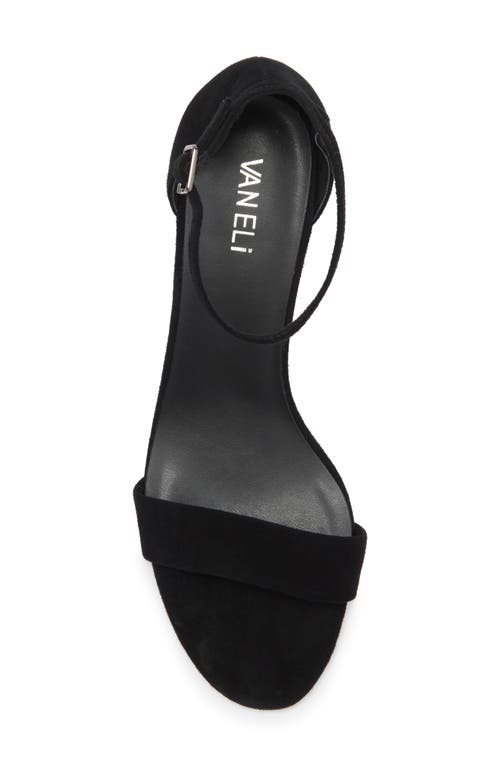 Vaneli Meryn Ankle Strap Sandal In Black