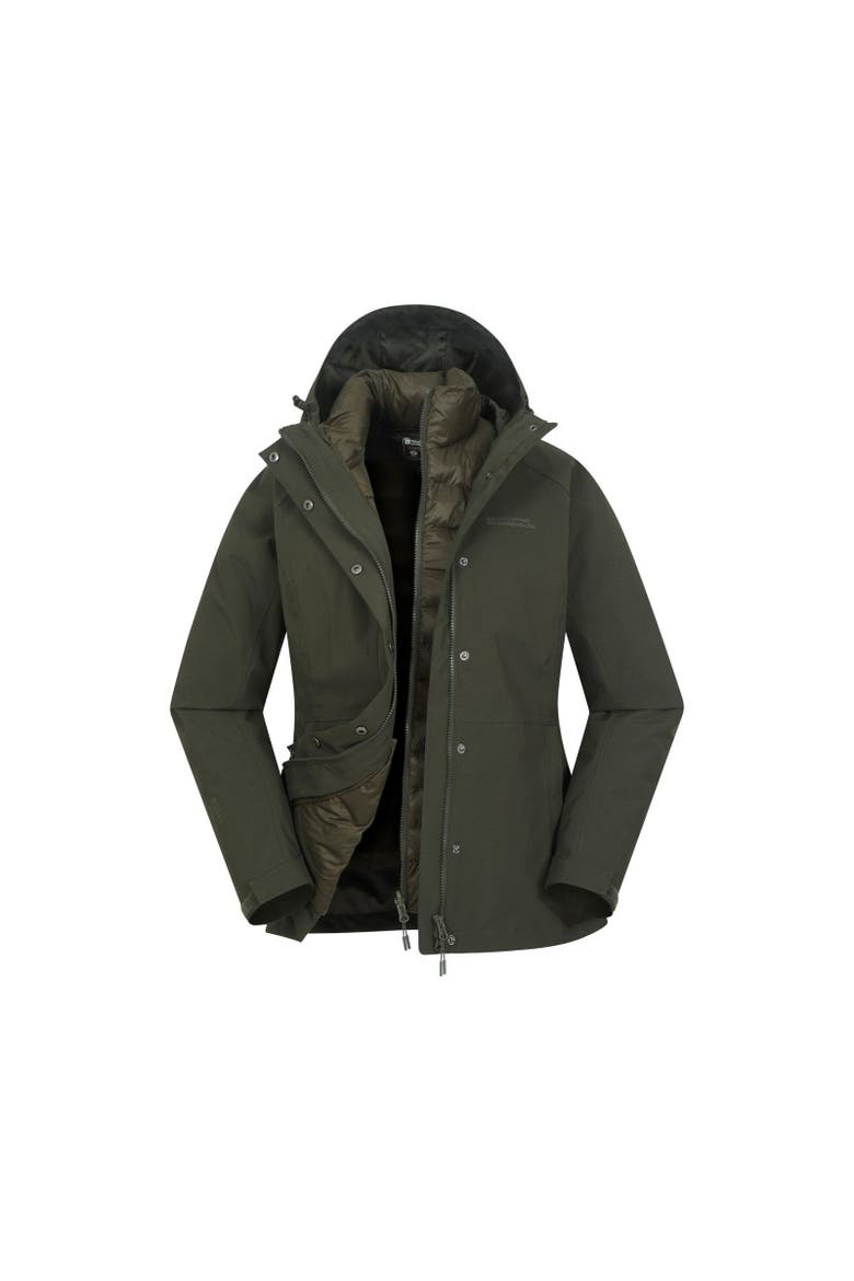 Alaskan 3 in 1 Padded Jacket, Alternate, color, Khaki Green