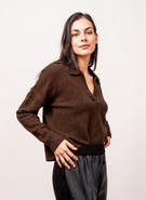 Central Park West Robbie V-Neck Polo