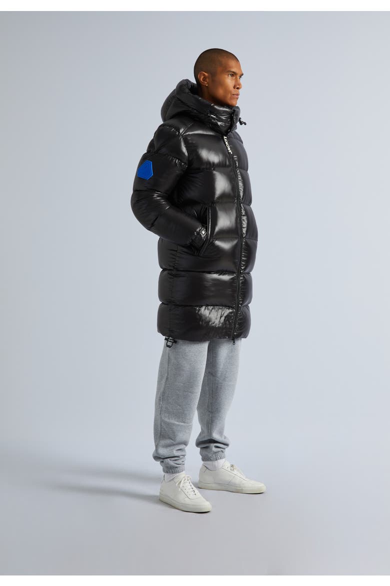Ez Slick Hooded Coat, Alternate, color, Black/Black