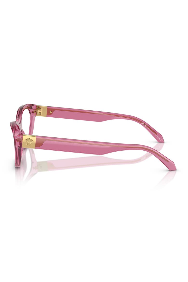 55mm Cat Eye Optical Glasses, Alternate, color, PINK