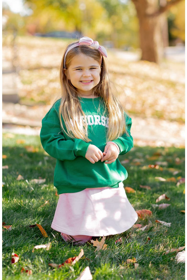 I Heart Horses Sweatshirt, Alternate, color, Green
