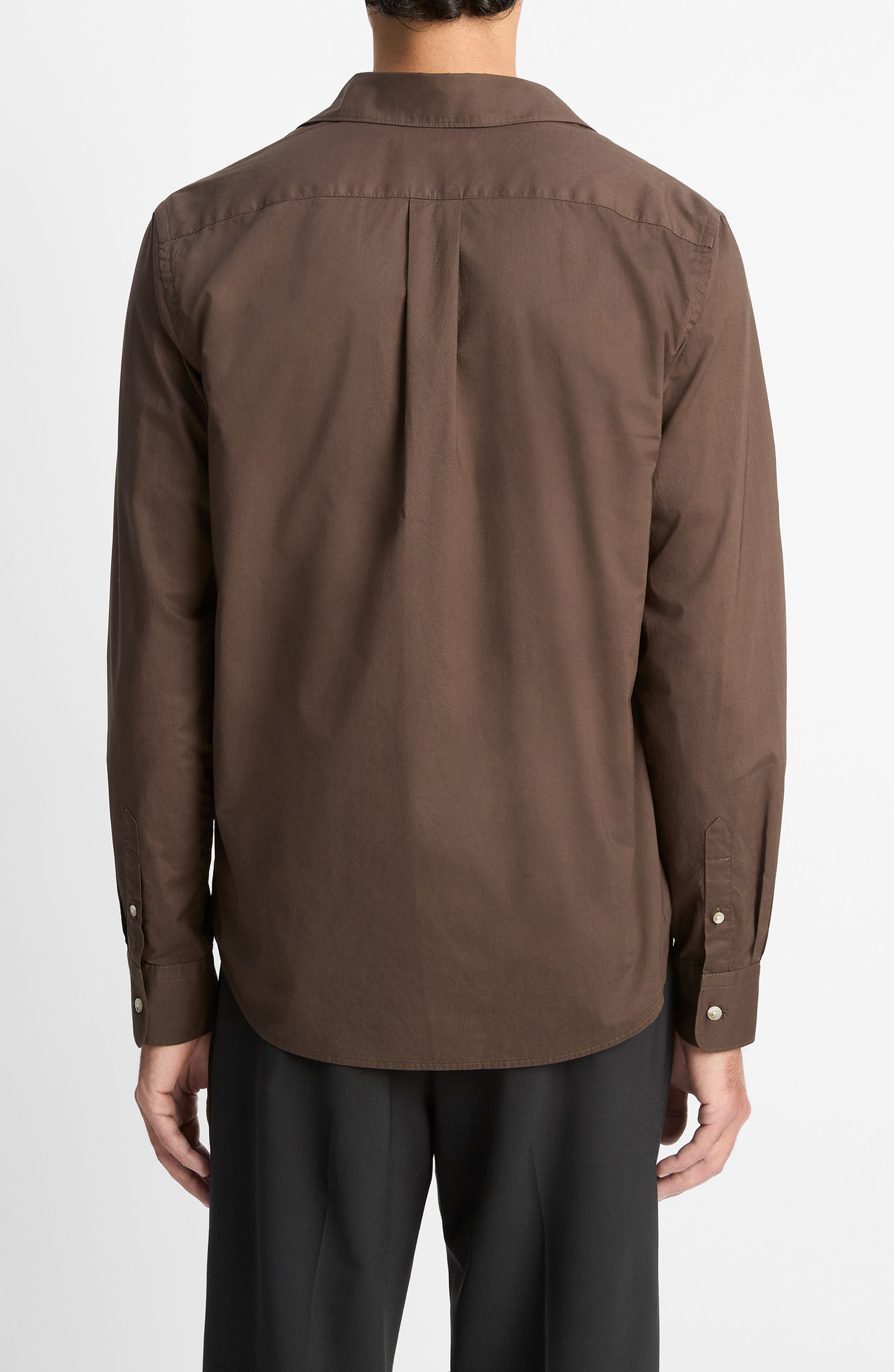 Cotton Poplin Button-Up Shirt - image 2