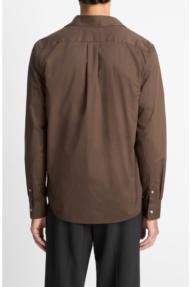 Cotton Poplin Button-Up Shirt, Alternate, color, DARK DOWNTOWN
