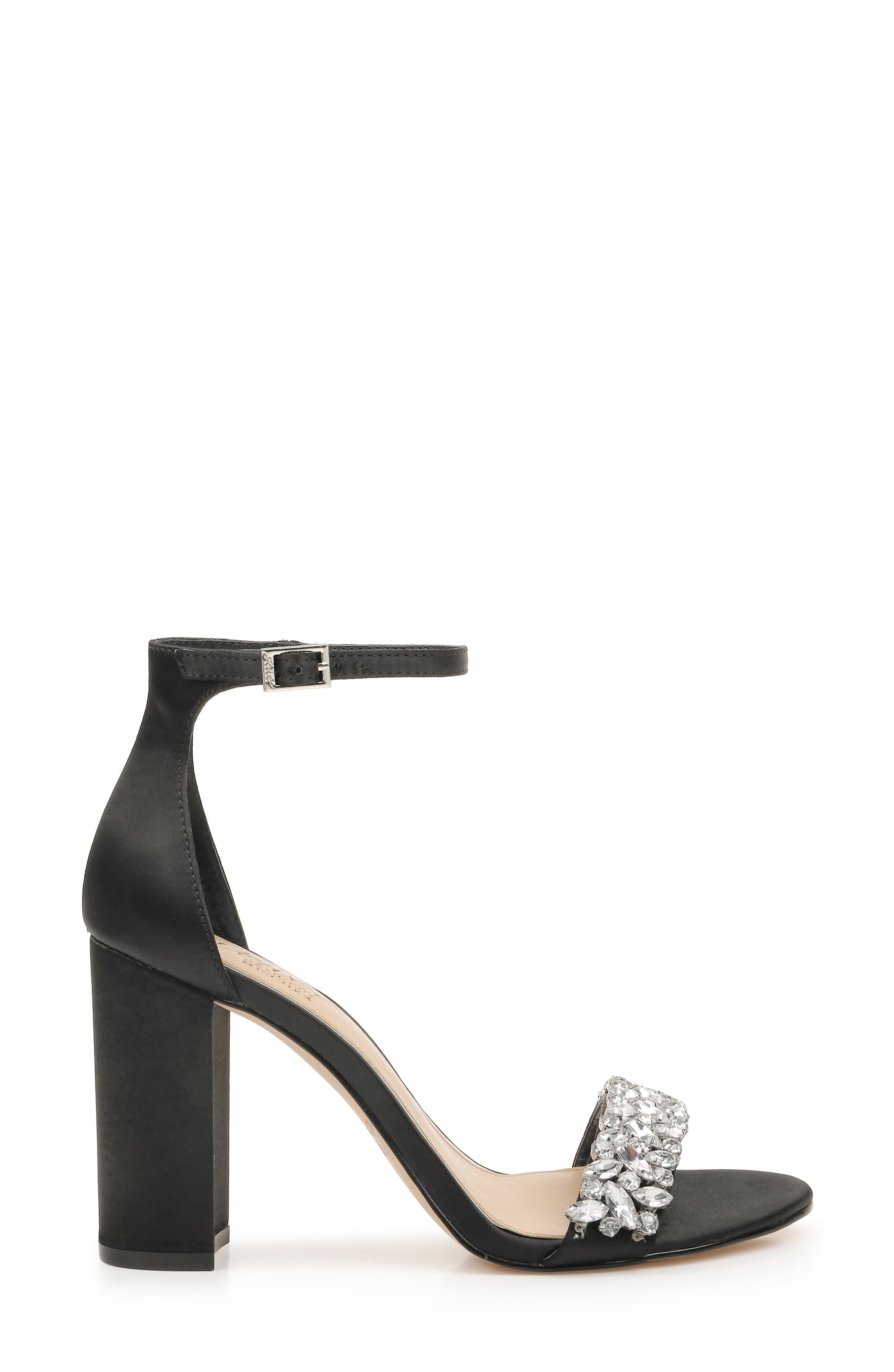 Jewel Badgley Mischka Baldwin Ankle Strap Sandal, Alternate, color, 