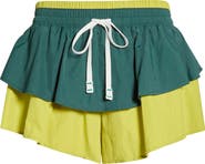Free People FP Movement Flex It High Rise Tiered Shorts