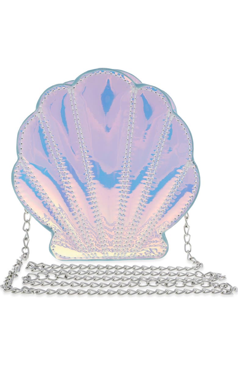 Capelli New York Iridescent Seashell Shoulder Bag, Main, color,