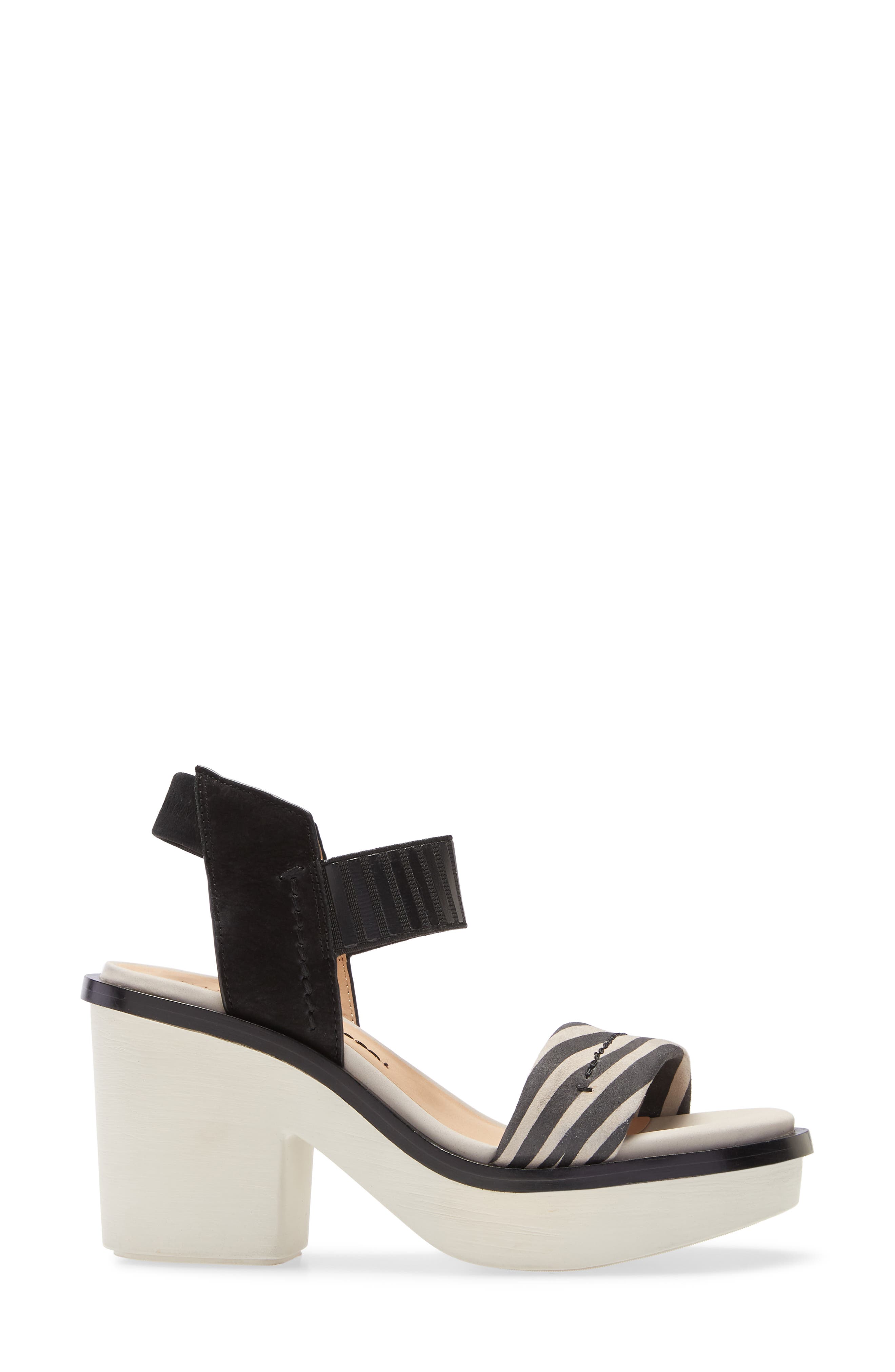 Naked Feet Basalt Platform Sandal, Alternate, color, 