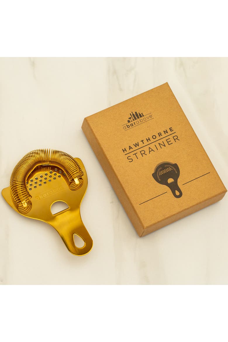 Gold Hawthorne Cocktail Strainer, Alternate, color, Gold