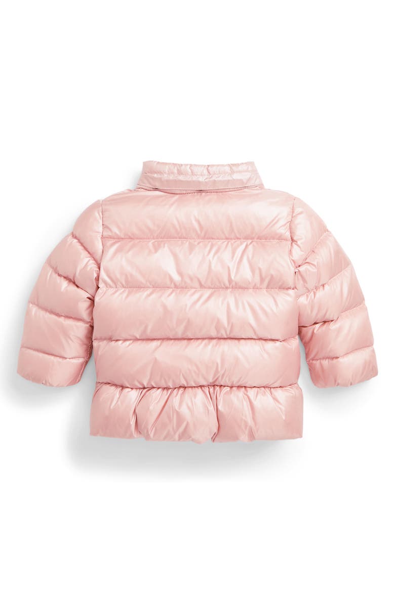 Ralph Lauren 650 Fill Power Down Jacket with Removable Hood, Alternate, color, Pink
