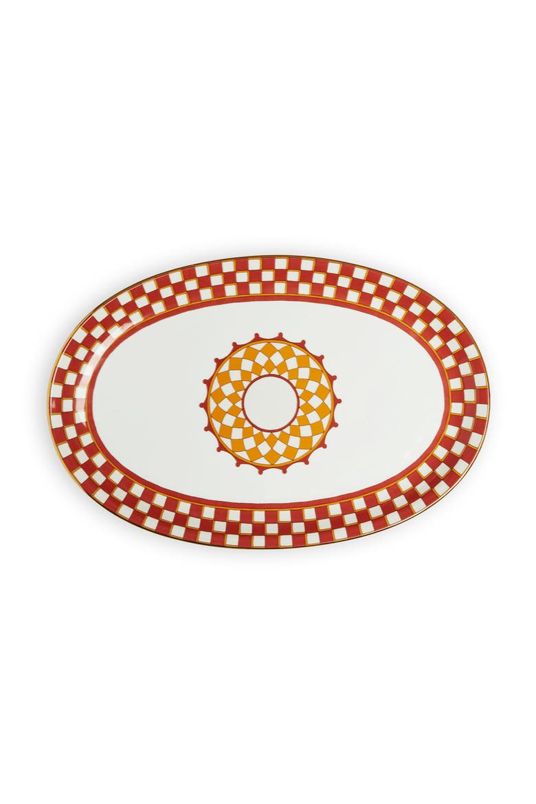 Oval Platter, Main, color, Apollo Mattone